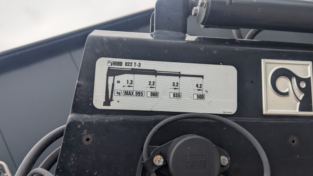 Crafter 46 met HIAB 2.2 ton/mtr kraan