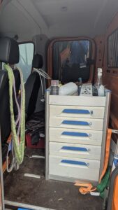 Crafter 46 met HIAB 2.2 ton/mtr kraan