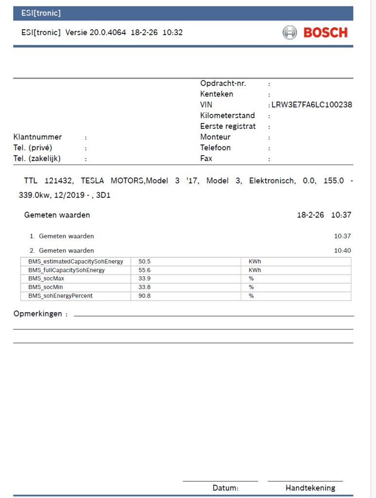 Tesla Model 3 2020 sr RWD 90.8% SOH 60 kWh incl. FSD LICENTIE